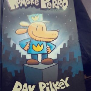 Dog man book that is in Spanish